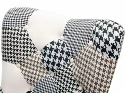 Beliani Nojatuoli Ja Rahi Mustavalkoinen VEJLE -Käsinojalliset tuolit Winkel undef src sa picid 477567 type whitesh image