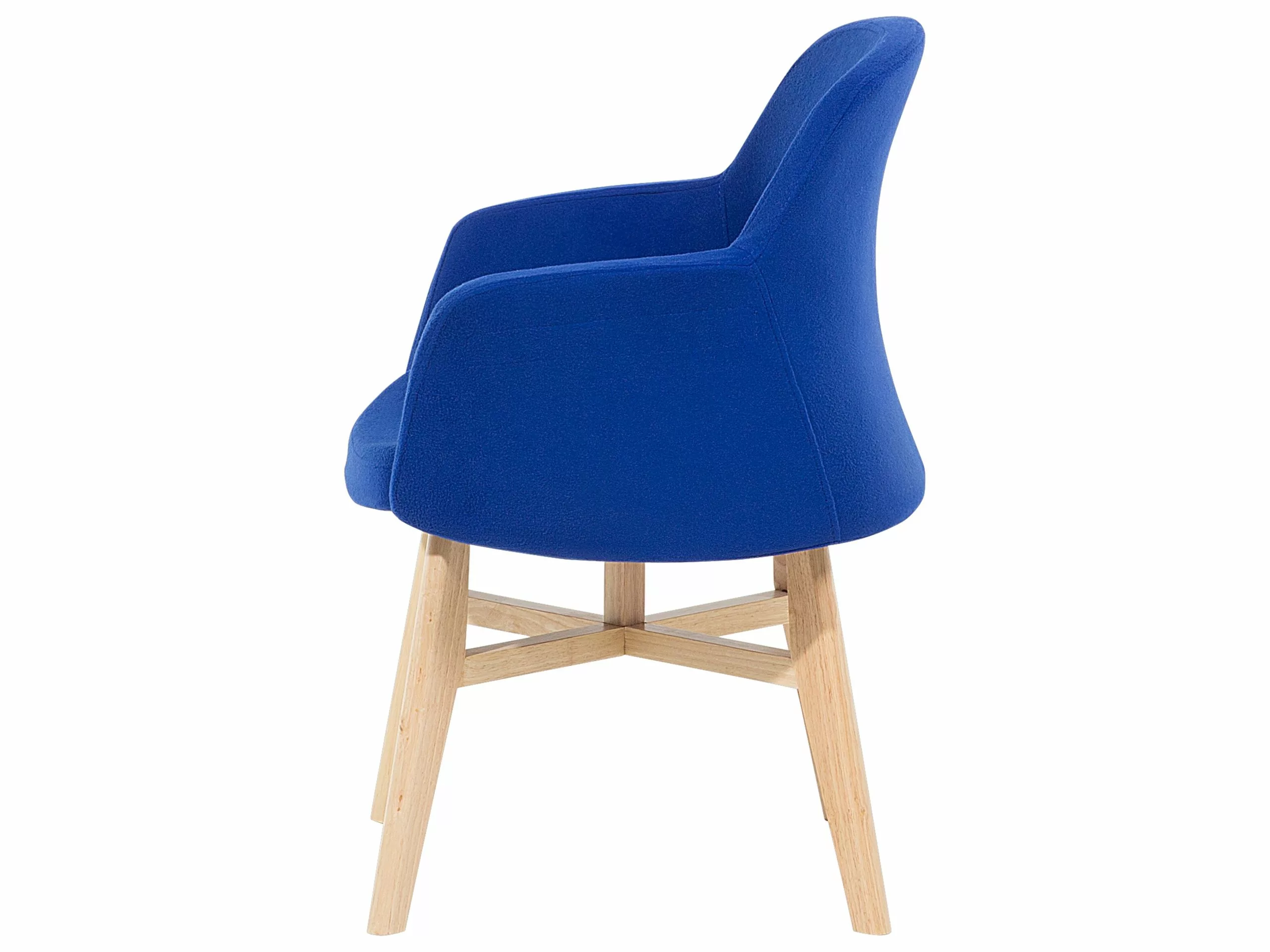 Beliani Nojatuoli Kankainen Tummansininen YSTAD 5 Beliani Nojatuoli Kankainen Tummansininen YSTAD - Image 5