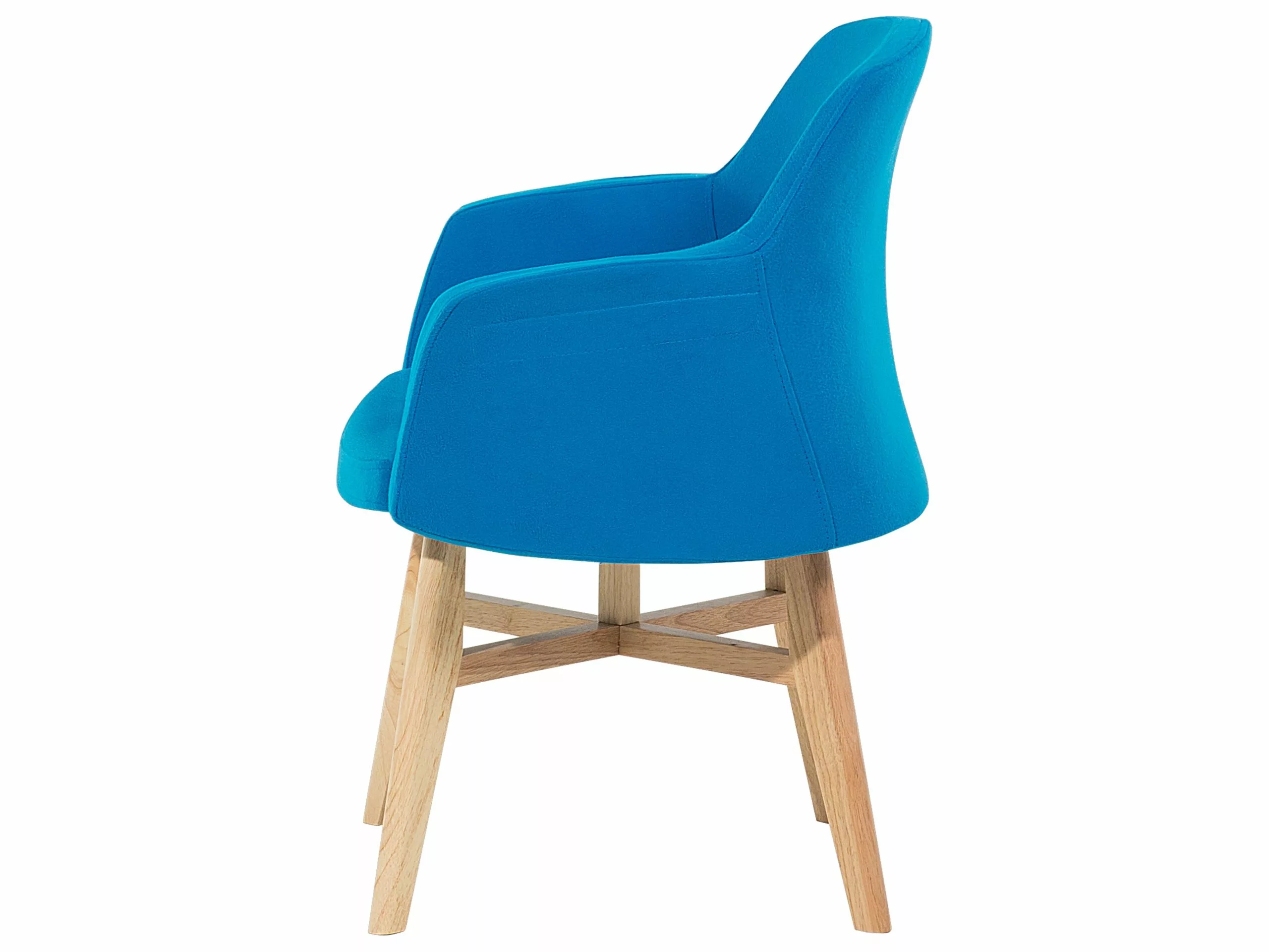 Beliani Nojatuoli Kankainen Sininen YSTAD - Image 6