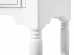 Beliani Konsolipöytä 2 Laatikkoa Valkoinen LOWELL -Käsinojalliset tuolit Winkel undef src sa picid 682682 type whitesh image