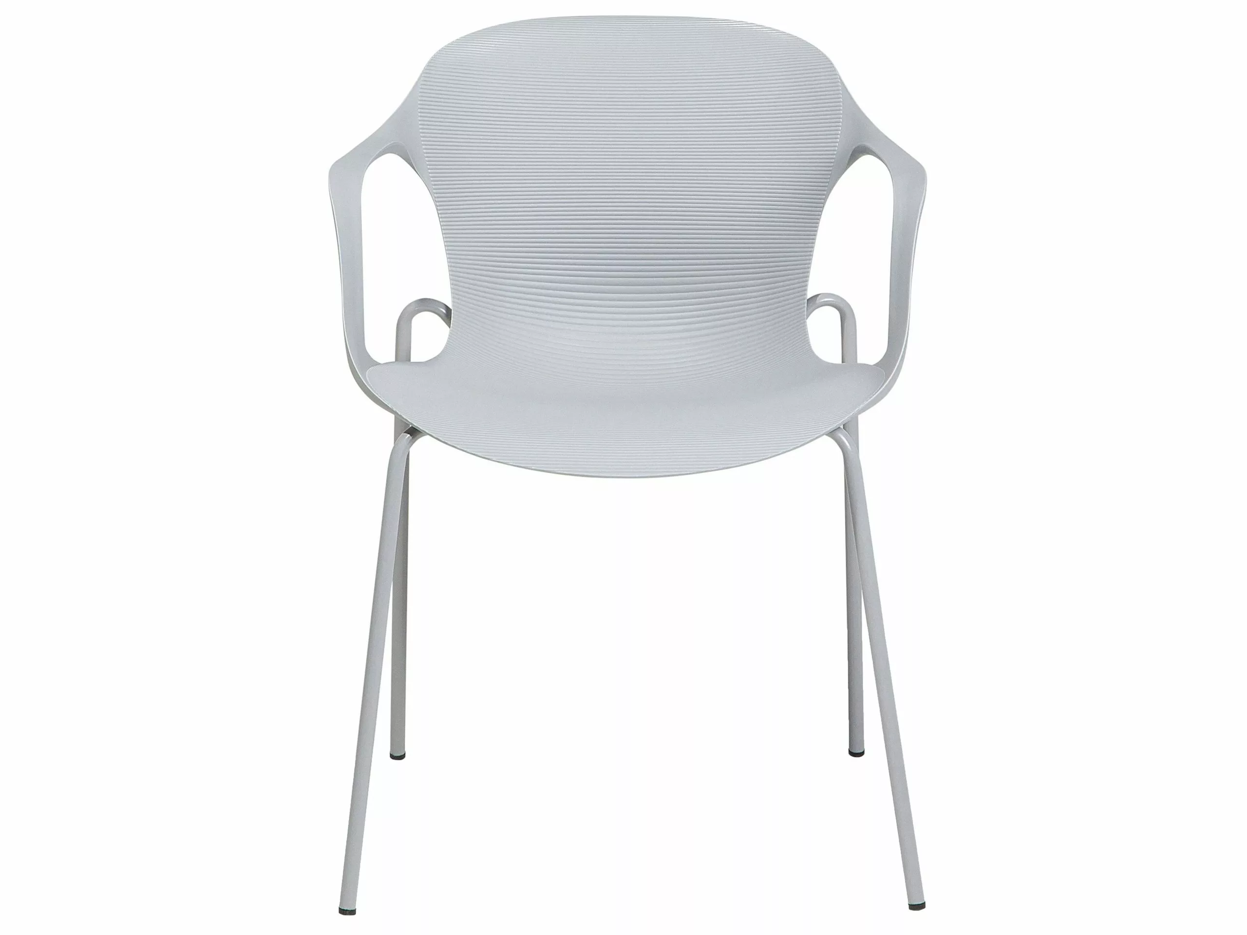 Beliani Tuoli Muovi Vaaleanharmaa 2 Kpl ELBERT 4 Beliani Tuoli Muovi Vaaleanharmaa 2 Kpl ELBERT - Image 4