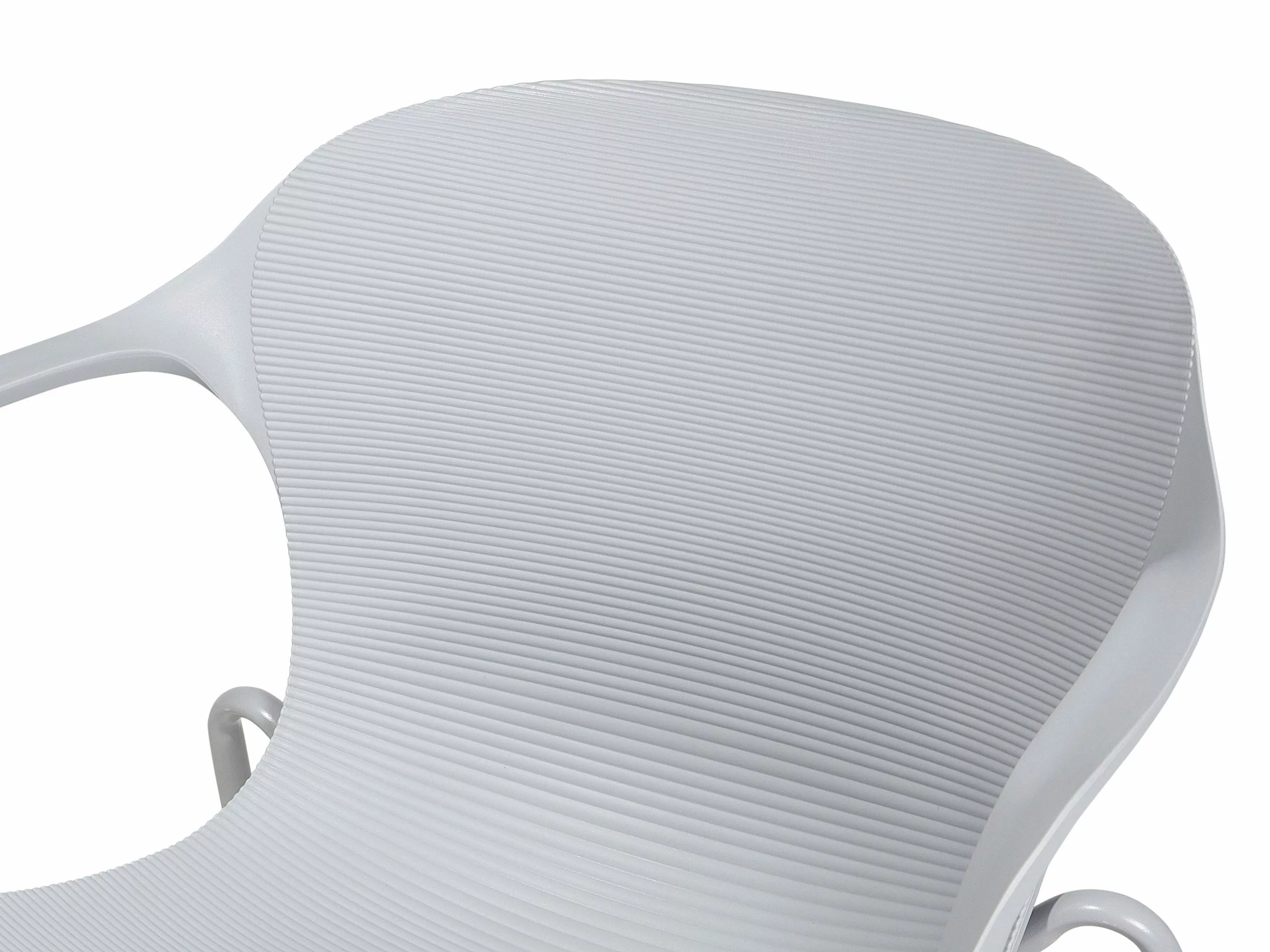 Beliani Tuoli Muovi Vaaleanharmaa 2 Kpl ELBERT 9 Beliani Tuoli Muovi Vaaleanharmaa 2 Kpl ELBERT - Image 9