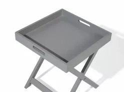 Beliani Sivupöytä Harmaa CHESTER -Käsinojalliset tuolit Winkel undef src sa picid 687535 type whitesh image