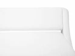 Beliani Sänky Keinonahka Säilytystila Valkoinen AVIGNON Useita Kokoja -Käsinojalliset tuolit Winkel undef src sa picid 689756 type whitesh image