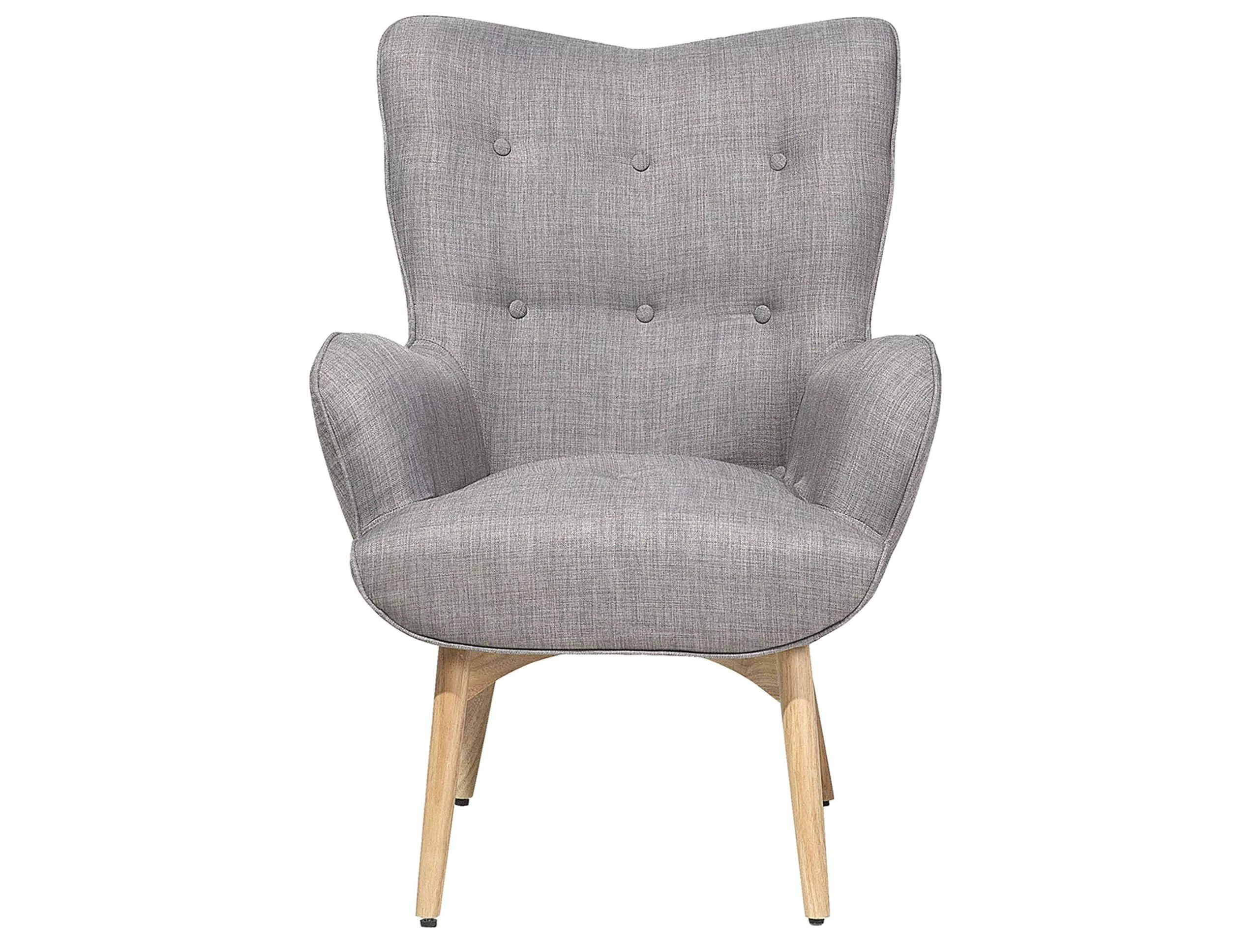 Beliani Nojatuoli Ja Rahi Harmaanruskea VEJLE 4 Beliani Nojatuoli Ja Rahi Harmaanruskea VEJLE - Image 4