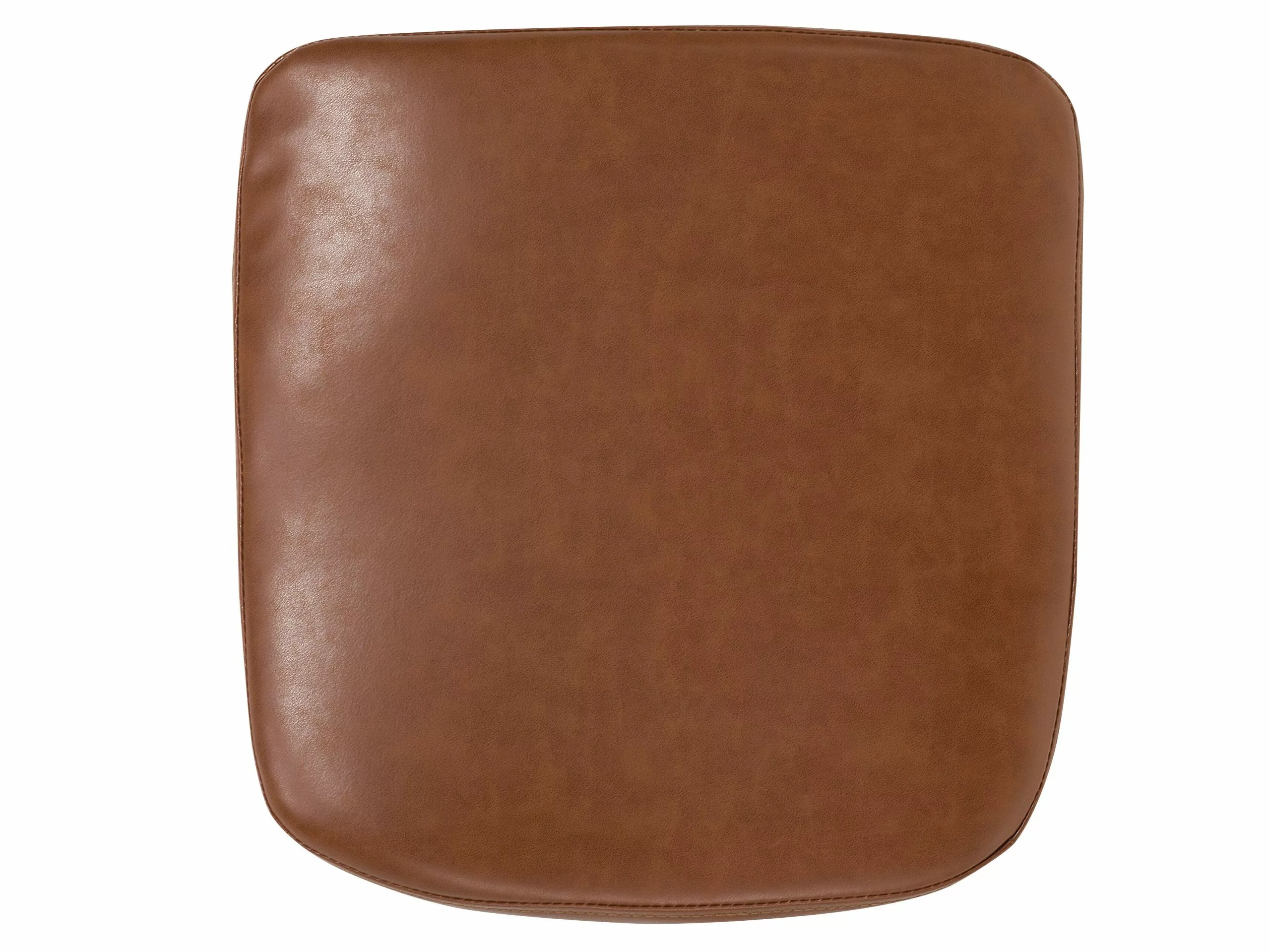 Beliani Tuoli Keinonahka Kullanruskea YORKVILLE - Image 9