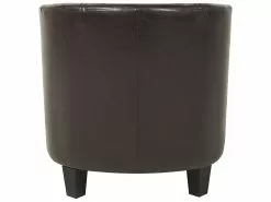 Beliani Nojatuoli Keinonahka Ruskea BORWICK -Käsinojalliset tuolit Winkel undef src sa picid 698086 type whitesh image