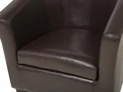 Beliani Nojatuoli Keinonahka Ruskea BORWICK -Käsinojalliset tuolit Winkel undef src sa picid 698090 type whitesh image