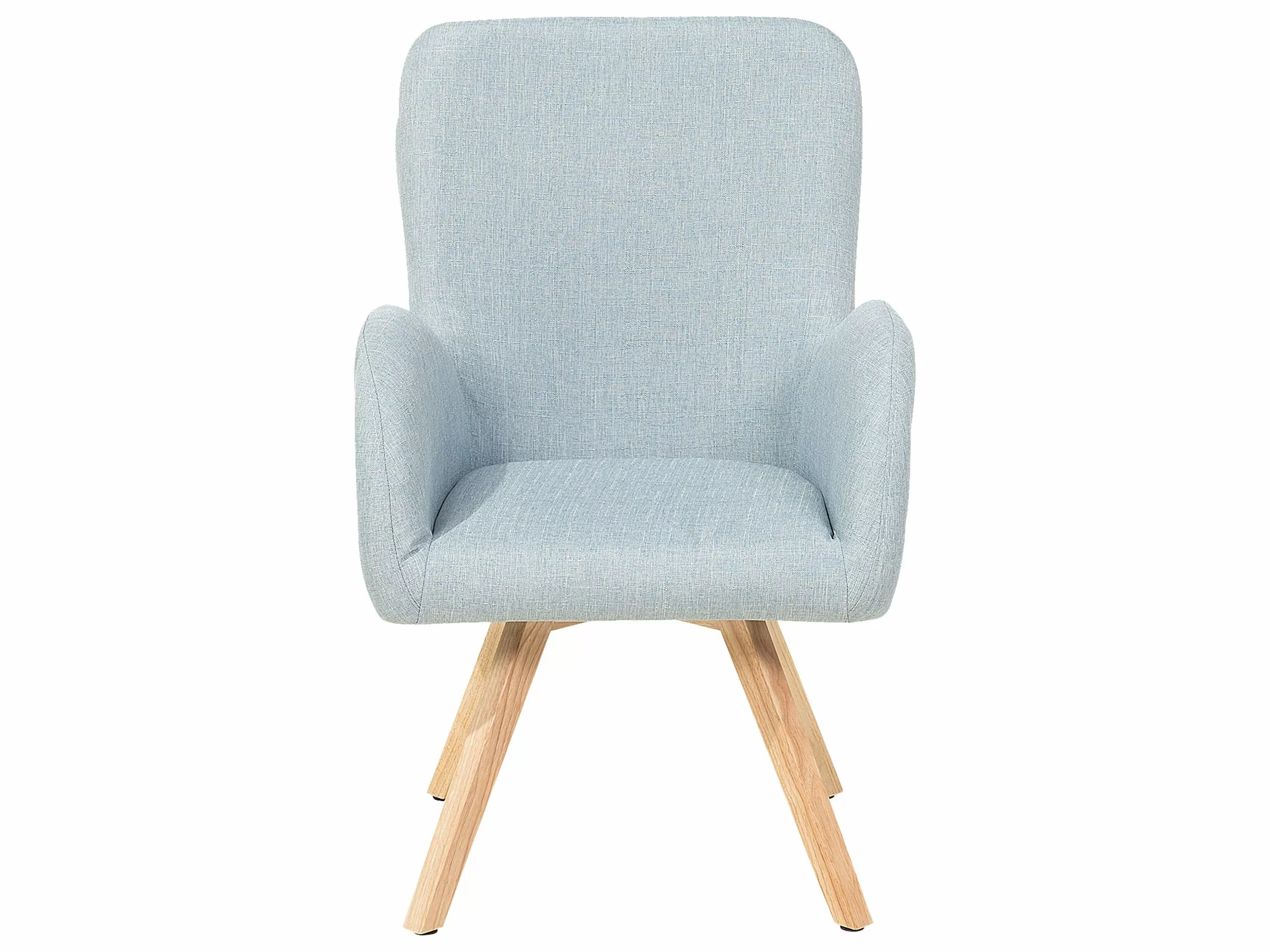 Beliani Nojatuoli Kankainen Vaaleansininen BJARN - Image 3