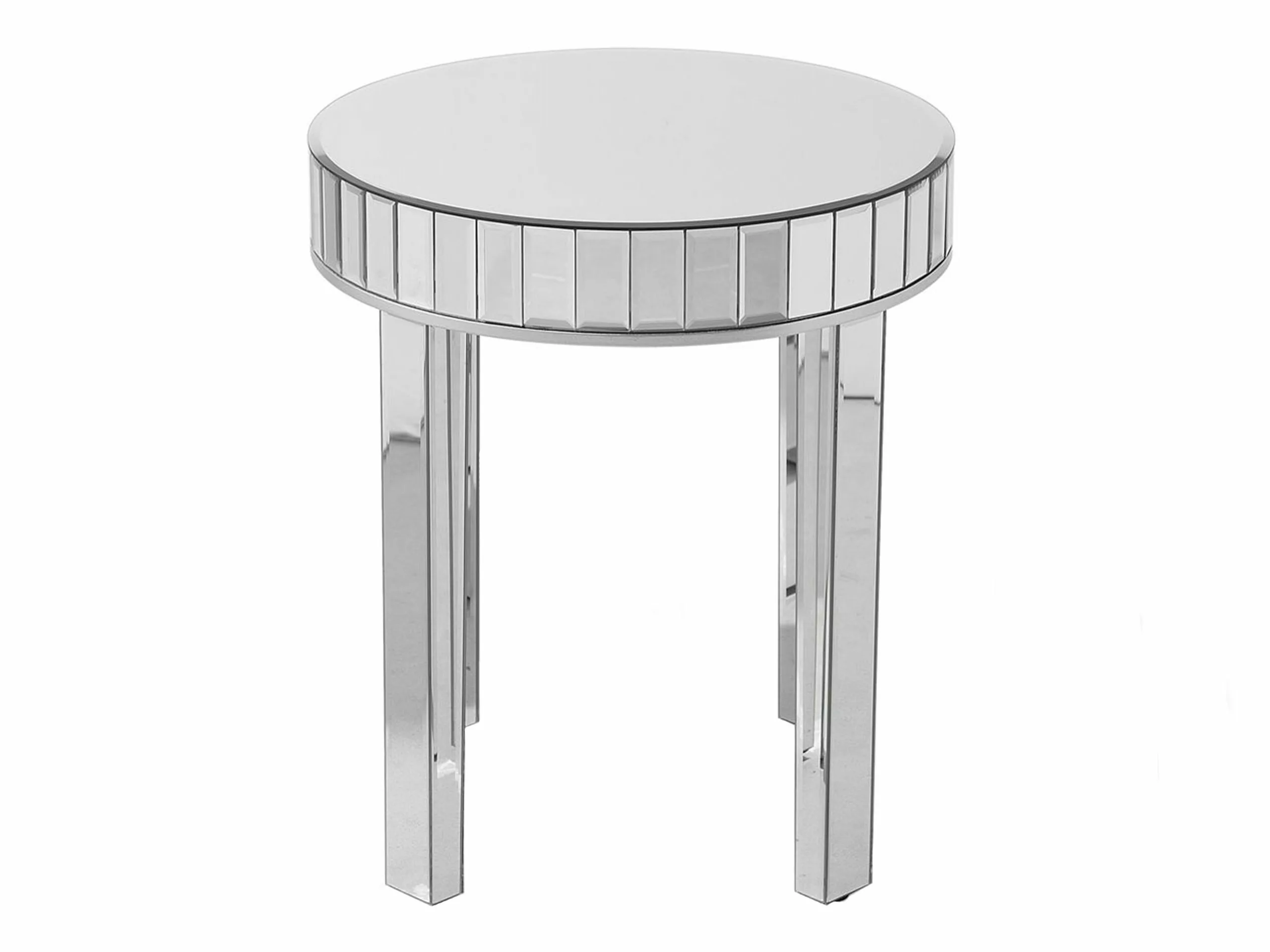 Beliani Sivupöytäsetti Peililasi Hopea 2 Kpl RIMARDE - Image 8