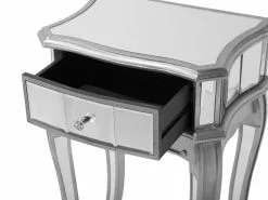 Beliani Konsolipöytä Peililasi Laatikko Hopea SOMMA 18 Beliani Konsolipöytä Peililasi Laatikko Hopea SOMMA -Käsinojalliset tuolit Winkel undef src sa picid 705224 type whitesh image