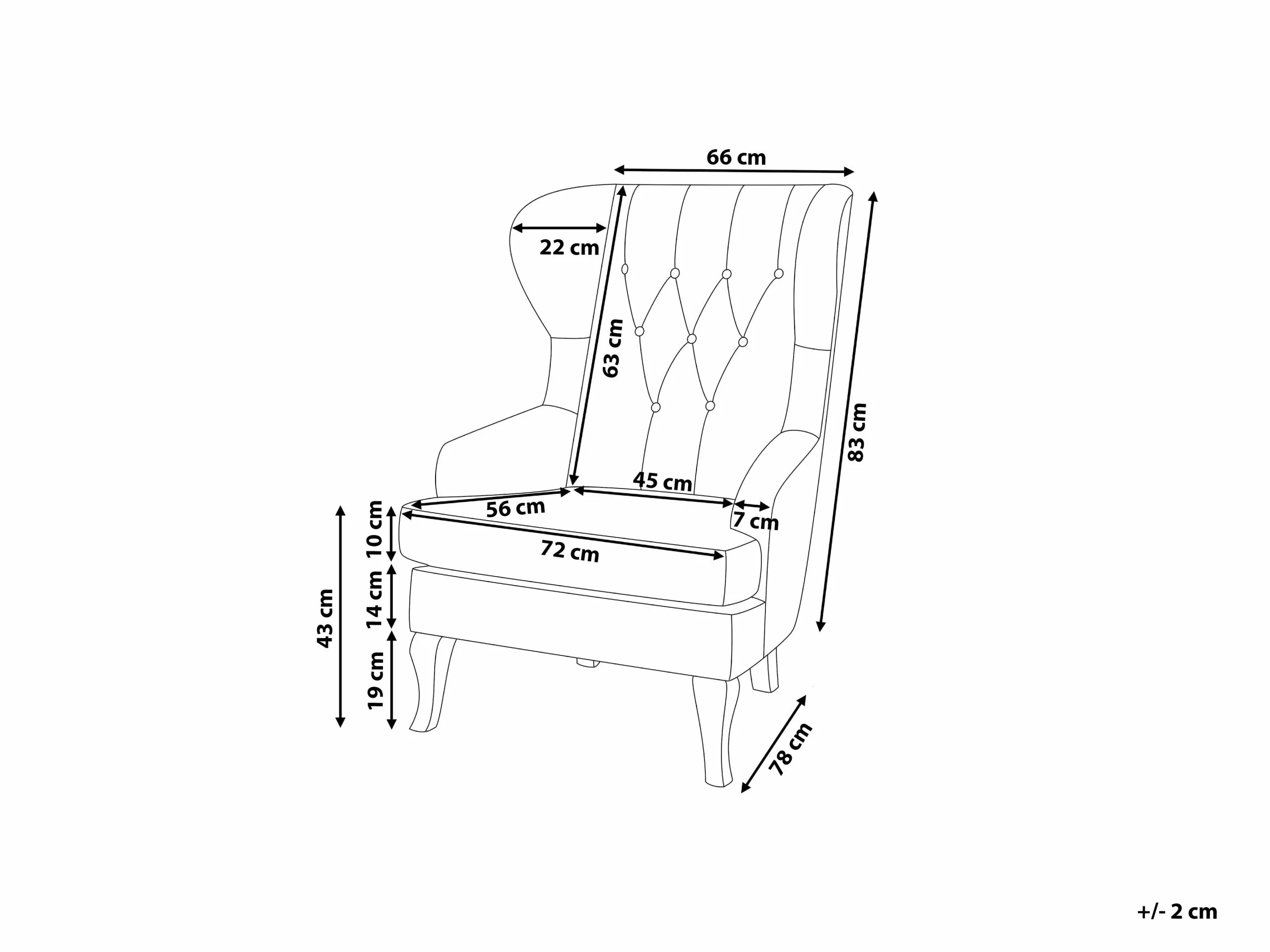 Beliani Ruskea Keinonahkaverhoiltu Nojatuoli ALTA 10 Beliani Ruskea Keinonahkaverhoiltu Nojatuoli ALTA - Image 10