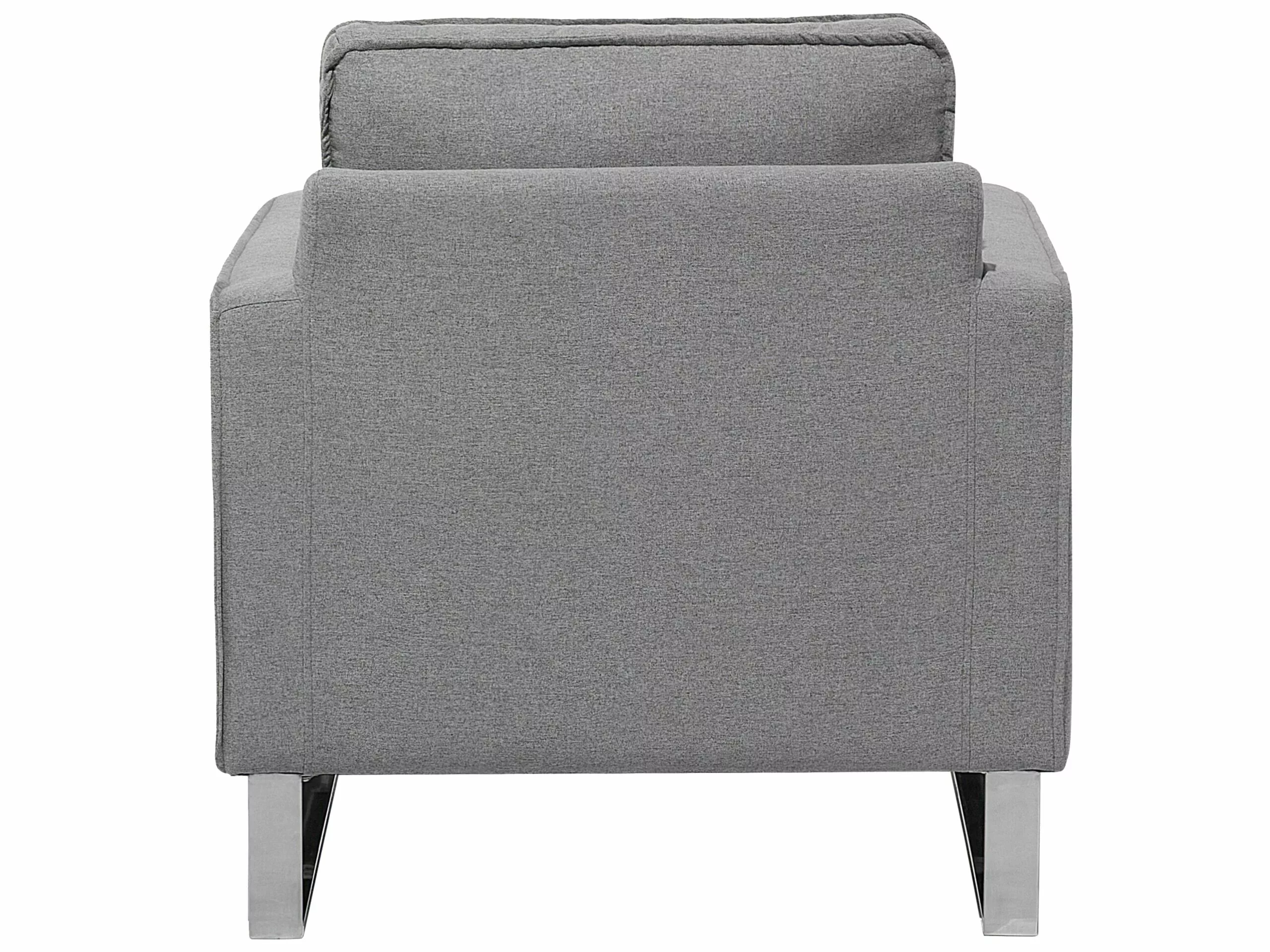 Beliani Nojatuoli Kankainen Harmaa VIND - Image 5