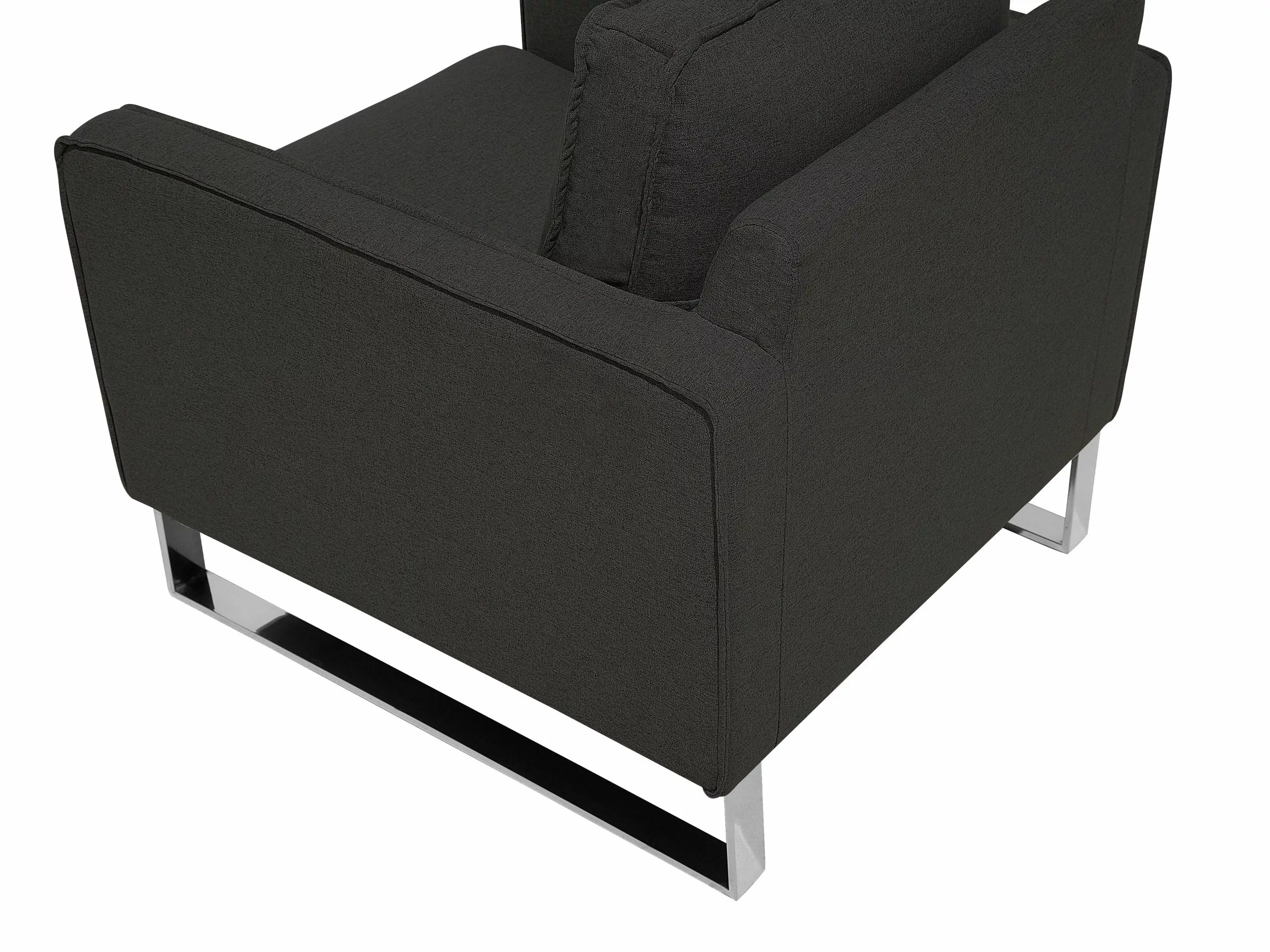 Beliani Nojatuoli Kankainen Grafiitinharmaa VIND - Image 8