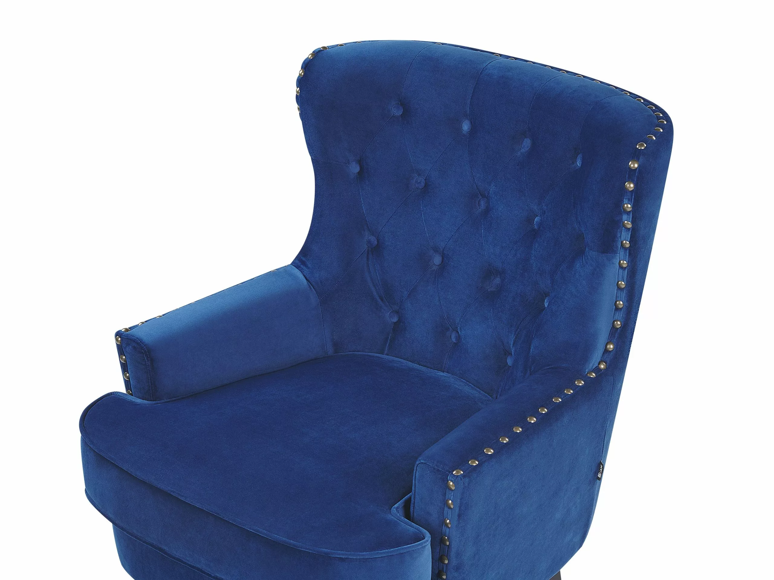 Beliani Nojatuoli Samettinen Laivastonsininen VIBORG II 6 Beliani Nojatuoli Samettinen Laivastonsininen VIBORG II - Image 6