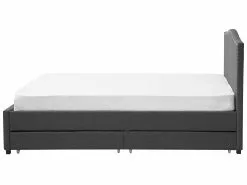 Beliani Sänky Kangas Säilytystila LED-valot Tummanharmaa MONTPELLIER Useita Kokoja -Käsinojalliset tuolit Winkel undef src sa picid 709596 type whitesh image