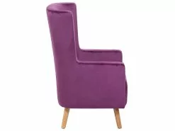 Beliani Nojatuoli Samettinen Violetti ONEIDA 12 Beliani Nojatuoli Samettinen Violetti ONEIDA -Käsinojalliset tuolit Winkel undef src sa picid 710523 type whitesh image