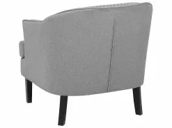 Beliani Nojatuoli Kangas Harmaa ELVERUM -Käsinojalliset tuolit Winkel undef src sa picid 711919 type whitesh image