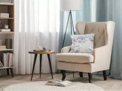 Beliani Sivupöytä Tiikki Tumma Puu/musta DETAH -Käsinojalliset tuolit Winkel undef src sa picid 712792 type color image