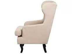 Beliani Nojatuoli Samettinen Beige ALTA -Käsinojalliset tuolit Winkel undef src sa picid 712794 type whitesh image