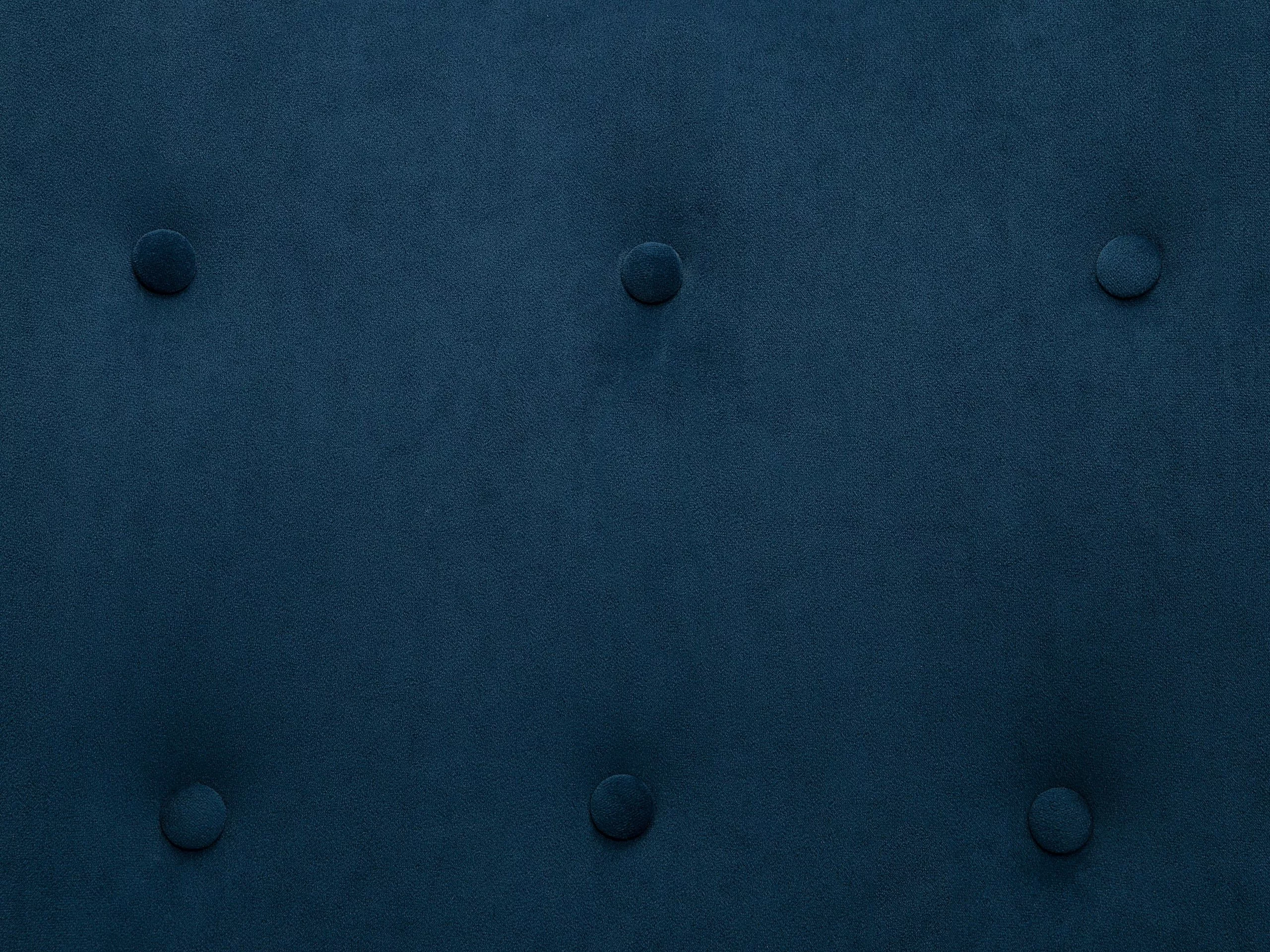 Beliani Nojatuoli Rahilla Sametti Tummansininen VEJLE - Image 10