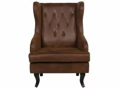 Beliani Ruskea Keinonahkaverhoiltu Nojatuoli ALTA 12 Beliani Ruskea Keinonahkaverhoiltu Nojatuoli ALTA -Käsinojalliset tuolit Winkel undef src sa picid 716594 type whitesh image