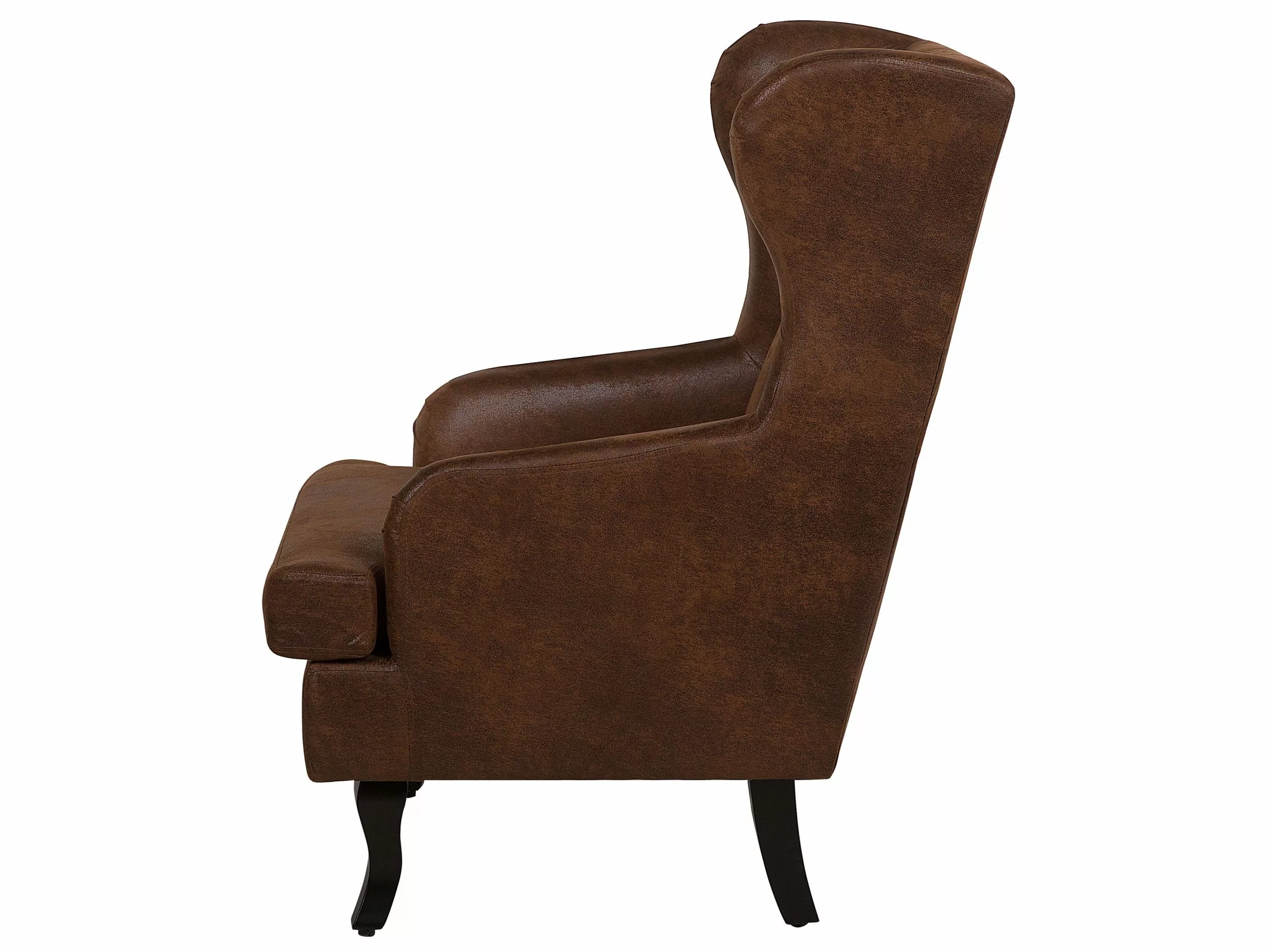 Beliani Ruskea Keinonahkaverhoiltu Nojatuoli ALTA 4 Beliani Ruskea Keinonahkaverhoiltu Nojatuoli ALTA - Image 4