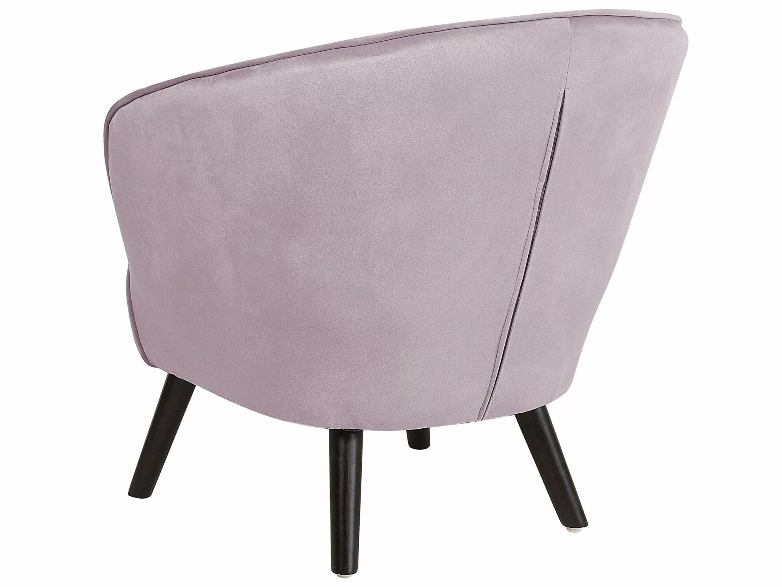 Beliani Nojatuoli Sametti Vaaleanpunainen DALA 6 Beliani Nojatuoli Sametti Vaaleanpunainen DALA - Image 6