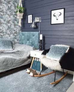 Beliani Keinutuoli Muovi Musta HARMONY -Käsinojalliset tuolit Winkel undef src sa picid 722657 type whitesh image