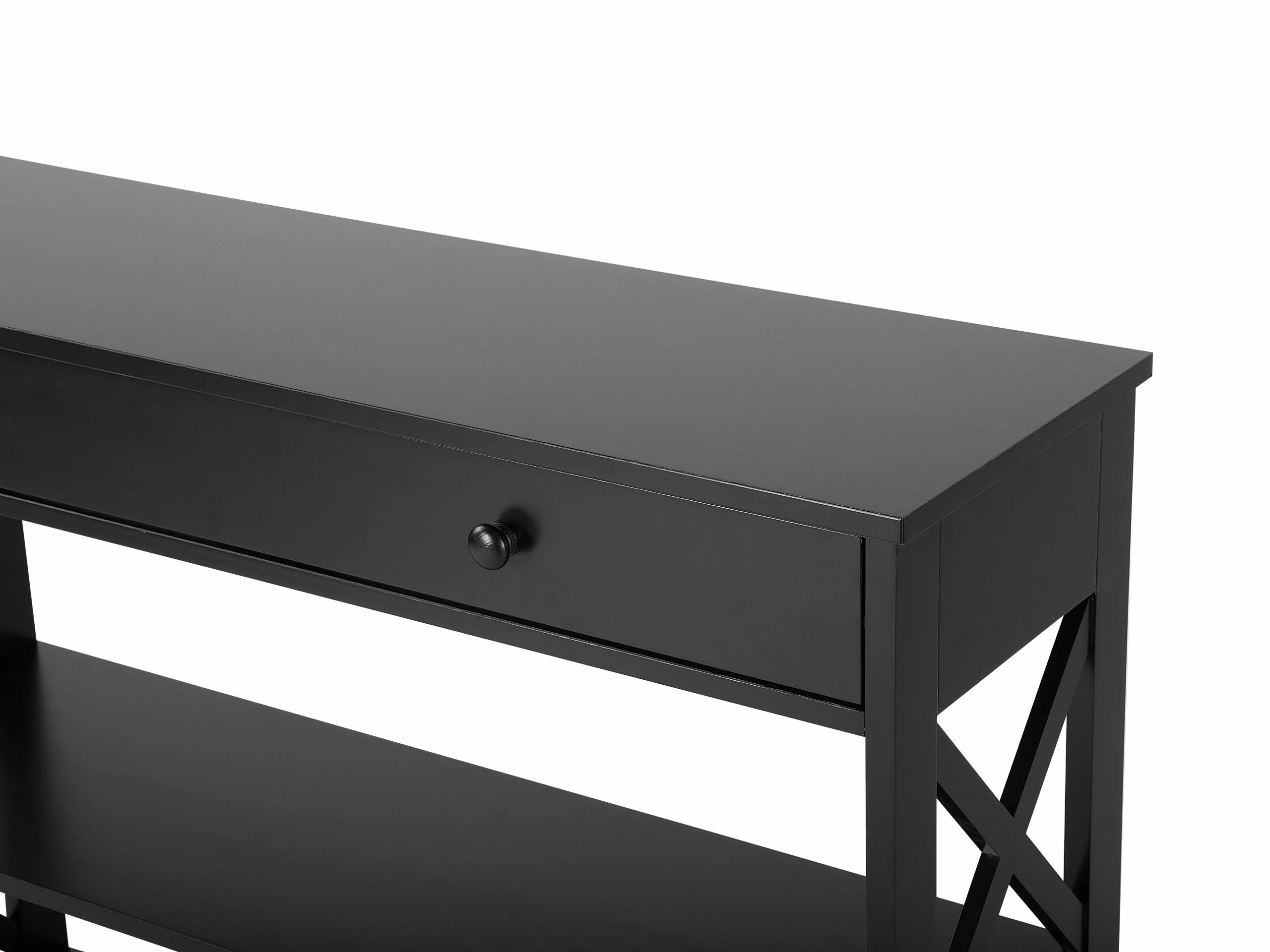 Beliani Konsolipöytä Laatikko Musta MONTGOMERY - Image 9
