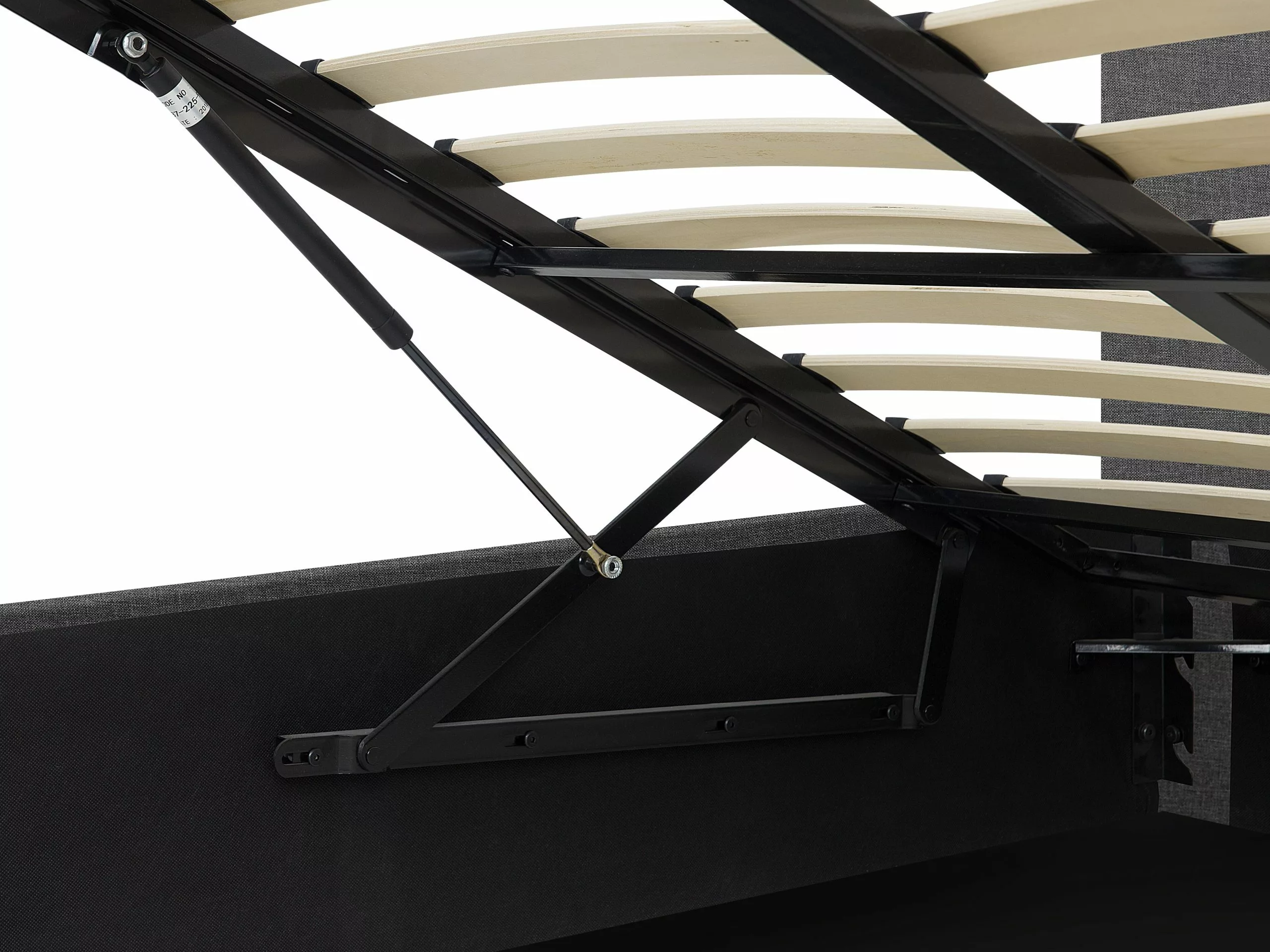 Beliani Sänky Kangas Säilytystila Harmaa ORBEY Useita Kokoja 8 Beliani Sänky Kangas Säilytystila Harmaa ORBEY Useita Kokoja - Image 8