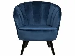 Beliani Nojatuoli Sametti Tummansininen DALA -Käsinojalliset tuolit Winkel undef src sa picid 728384 type whitesh image