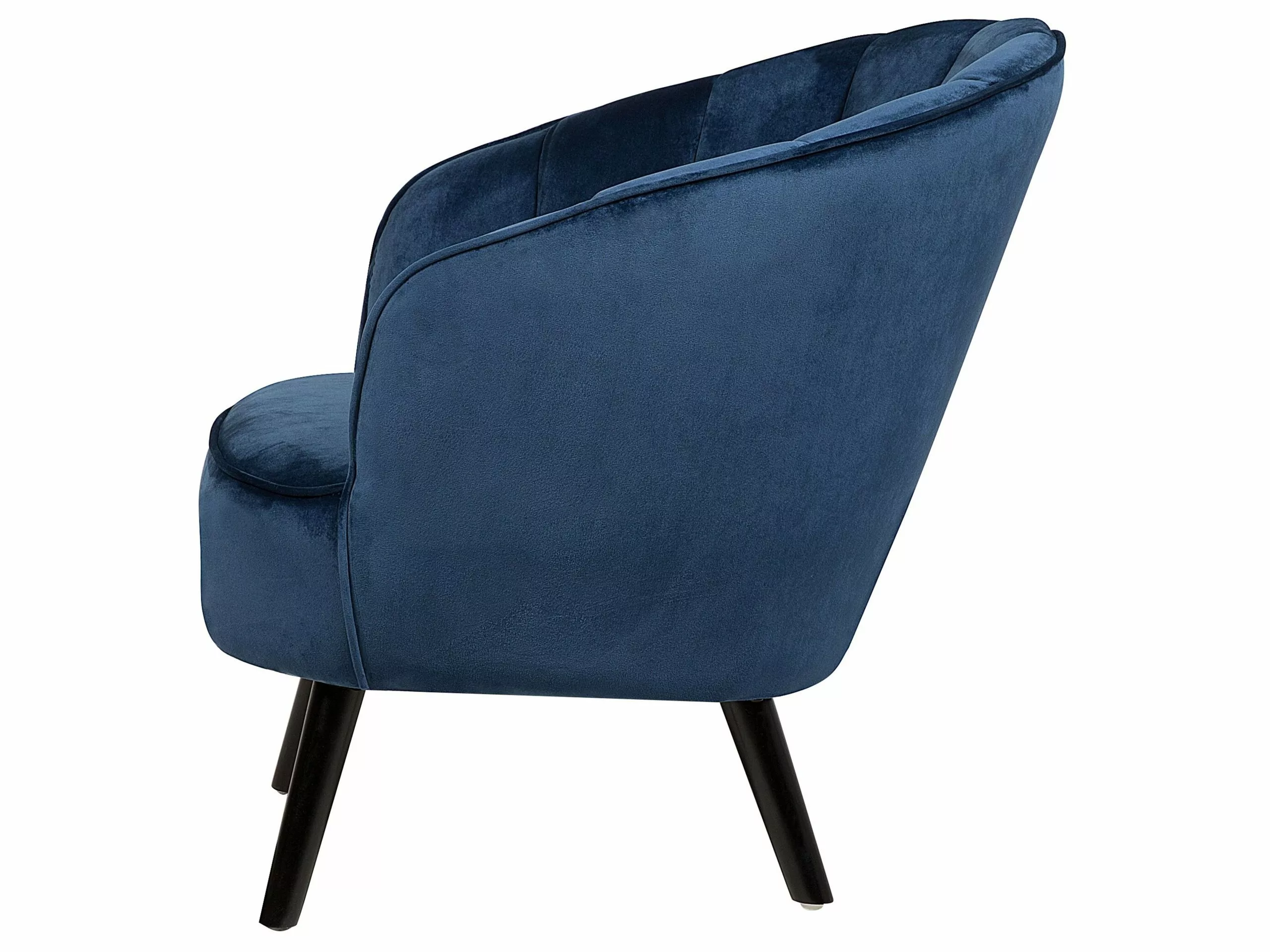 Beliani Nojatuoli Sametti Tummansininen DALA - Image 4