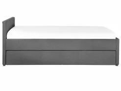 Beliani Sänky Kangas Lisävuode Tummanharmaa 90 X 200 Cm MARMANDE -Käsinojalliset tuolit Winkel undef src sa picid 729358 type whitesh image