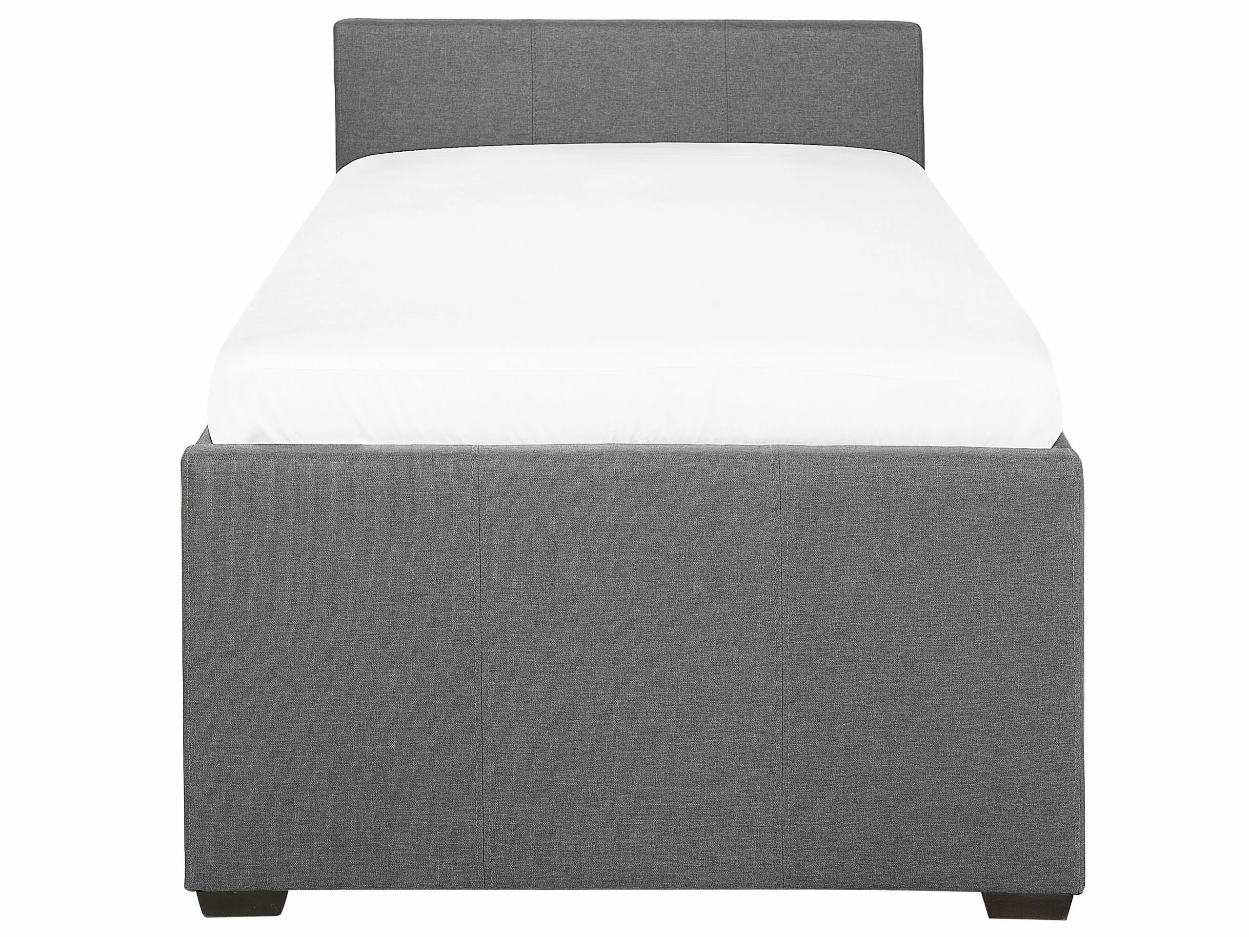 Beliani Sänky Kangas Lisävuode Tummanharmaa 90 X 200 Cm MARMANDE - Image 8