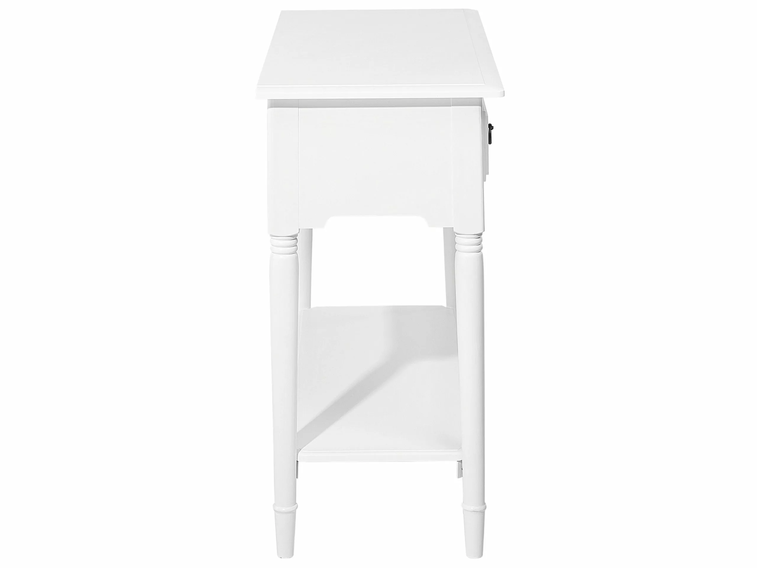 Beliani Konsolipöytä 2 Laatikkoa Valkoinen LOWELL - Image 6