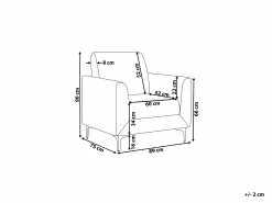 Beliani Nojatuoli Samettinen Vihreä FENES 15 Beliani Nojatuoli Samettinen Vihreä FENES -Käsinojalliset tuolit Winkel undef src sa picid 730493 type whitesh image