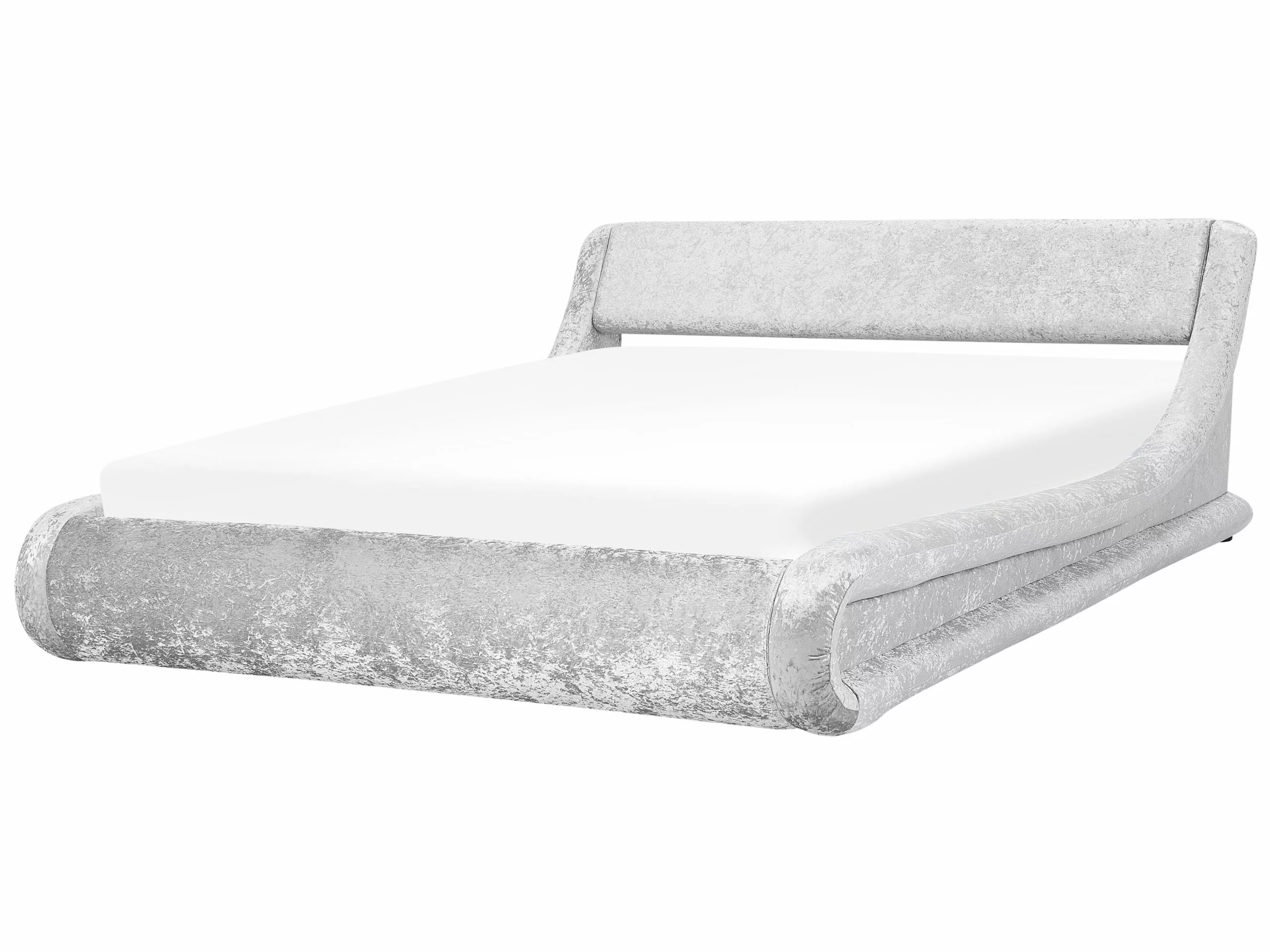 Beliani Sänky Sametti Säilytystila Hopea AVIGNON Useita Kokoja - Image 4