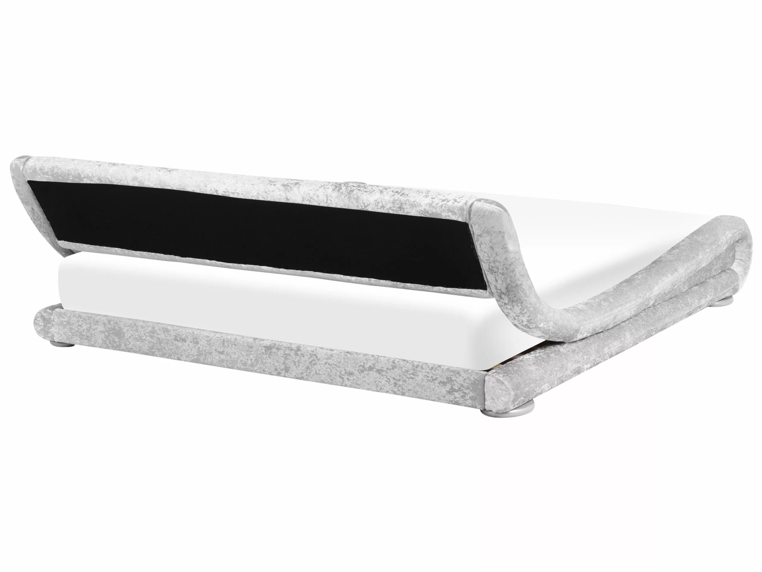 Beliani Sänky Sametti Säilytystila Hopea AVIGNON Useita Kokoja - Image 8