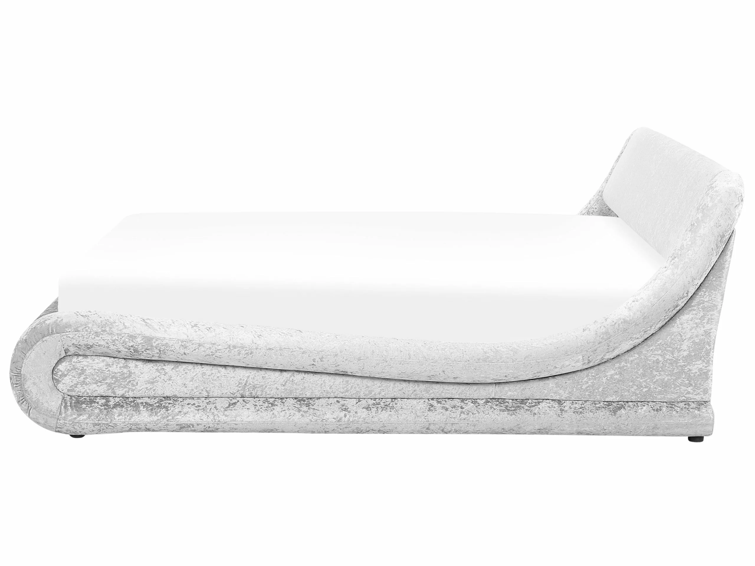 Beliani Sänky Sametti Säilytystila Hopea AVIGNON Useita Kokoja - Image 6