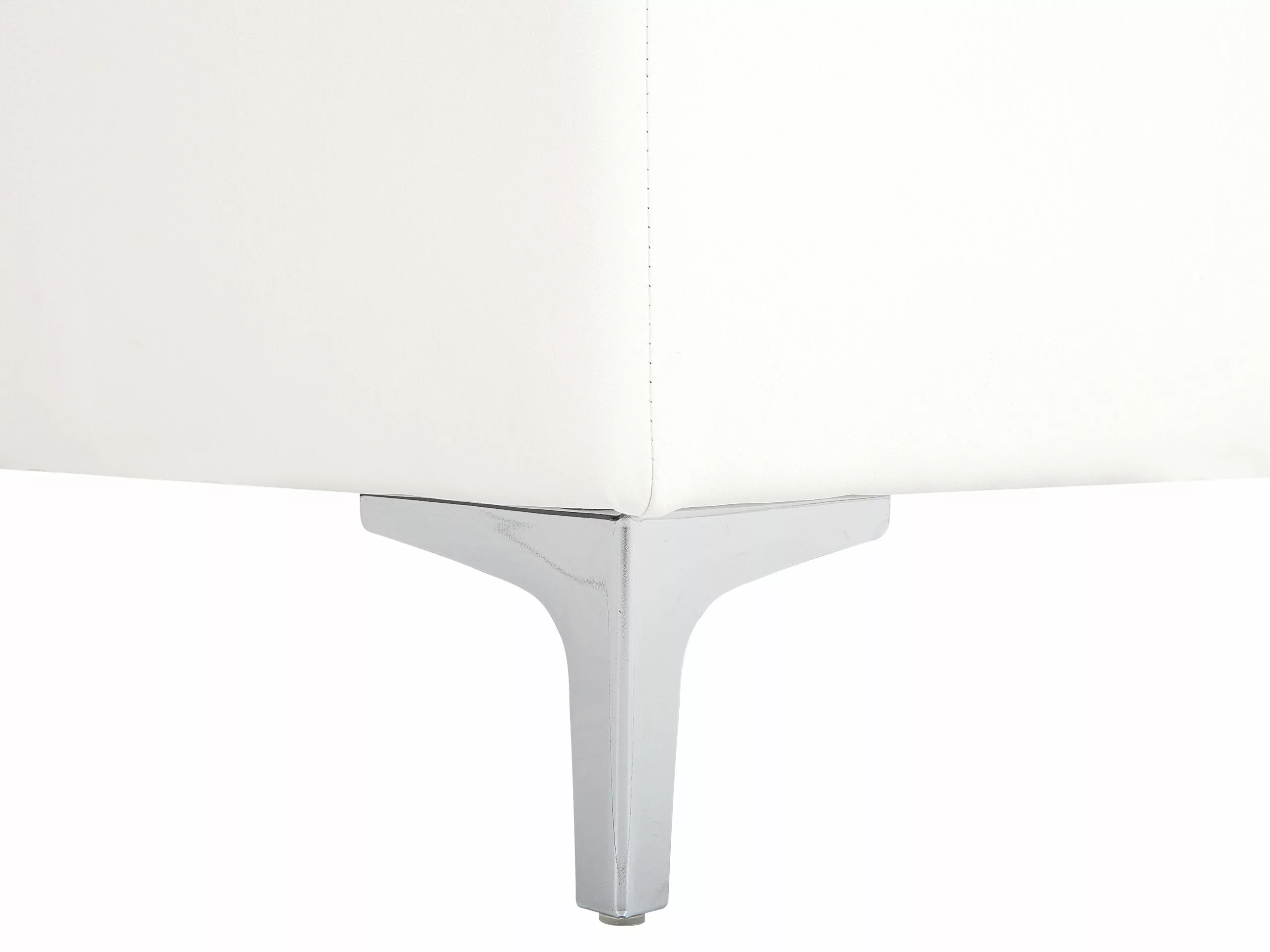 Beliani Valkoinen Keinonahkaverhoiltu Nojatuoli ABERDEEN 7 Beliani Valkoinen Keinonahkaverhoiltu Nojatuoli ABERDEEN - Image 7