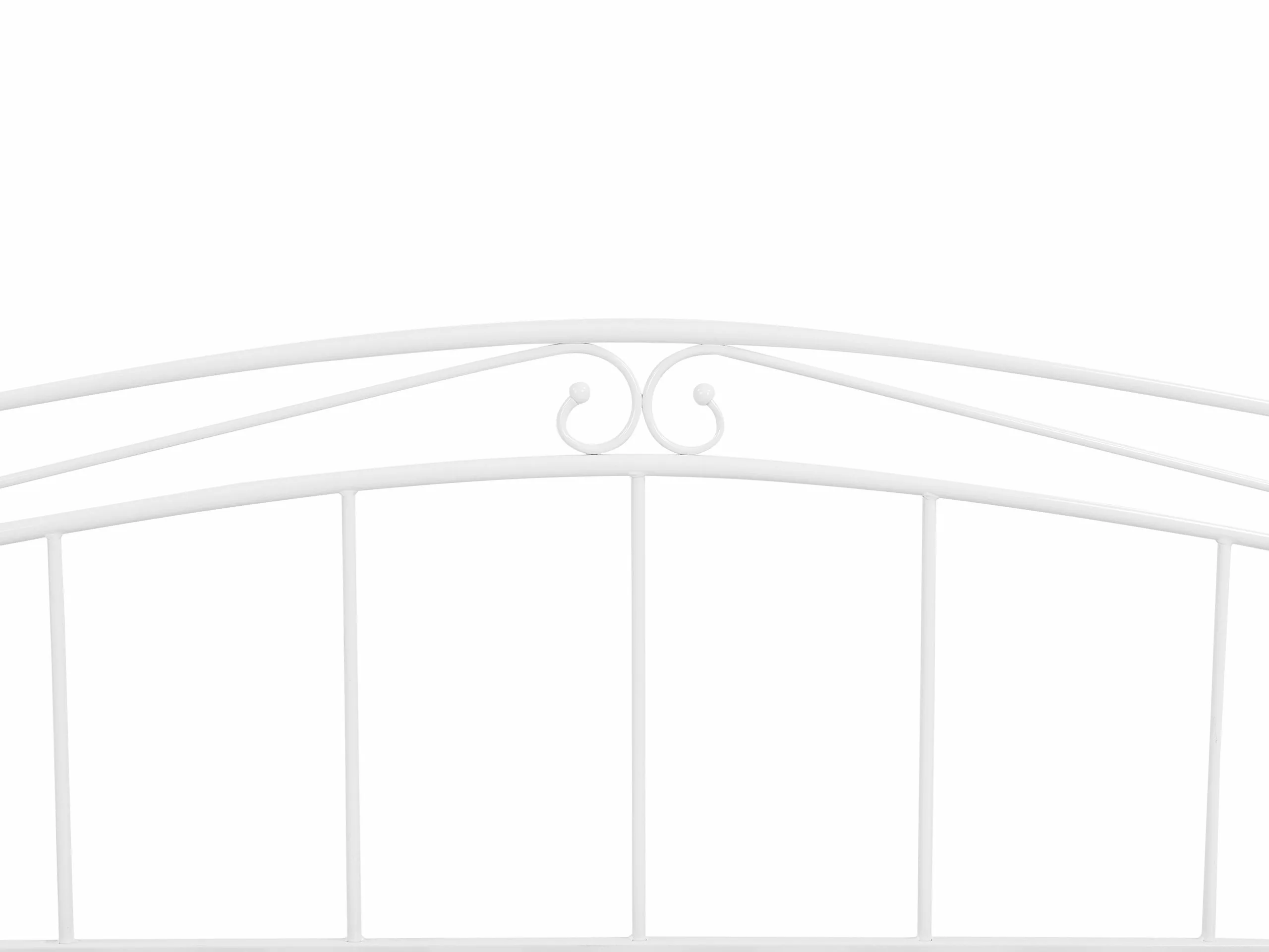 Beliani Sänky Metalli Levitettävä Valkoinen 90/180 X 200 Cm TULLE - Image 10