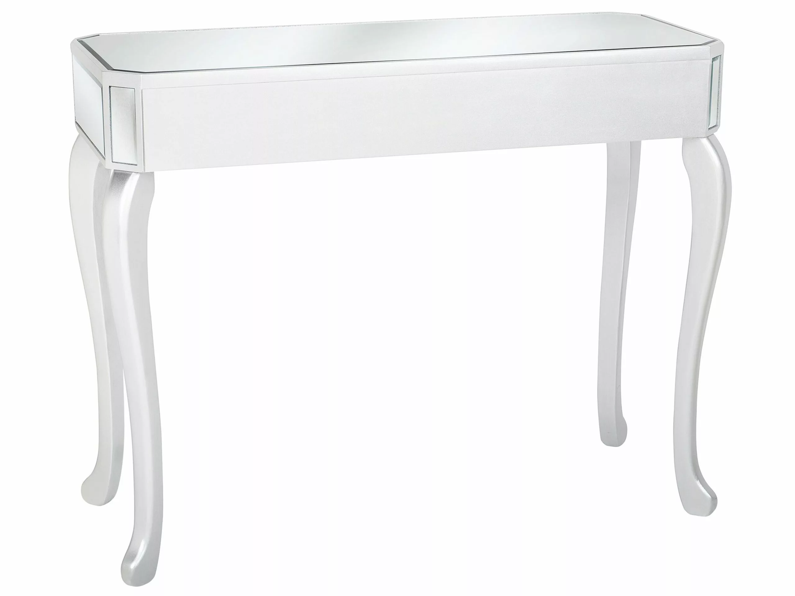 Beliani Konsolipöytä Peililasi Laatikko Hopea CARCASSONNE - Image 5