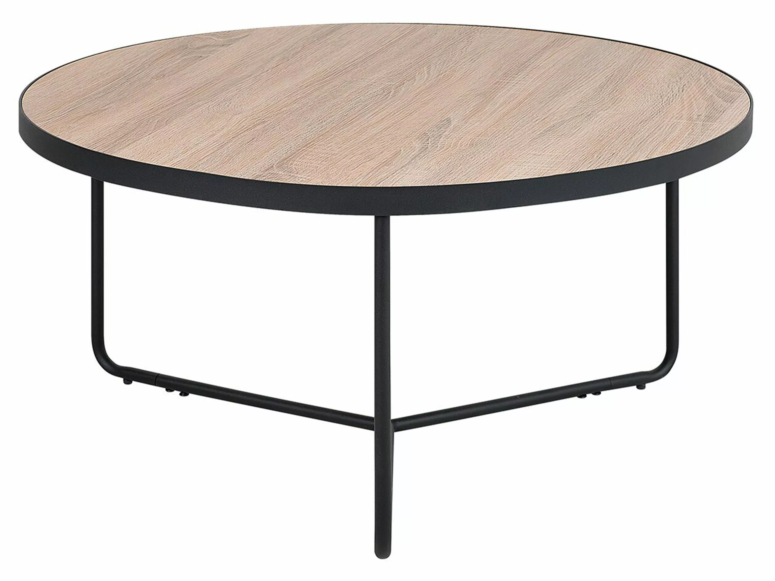 Beliani Sohvapöytä Iso Ja Keskikokoinen Vaalea Puu/musta 2 Kpl MELODY 8 Beliani Sohvapöytä Iso Ja Keskikokoinen Vaalea Puu/musta 2 Kpl MELODY - Image 8