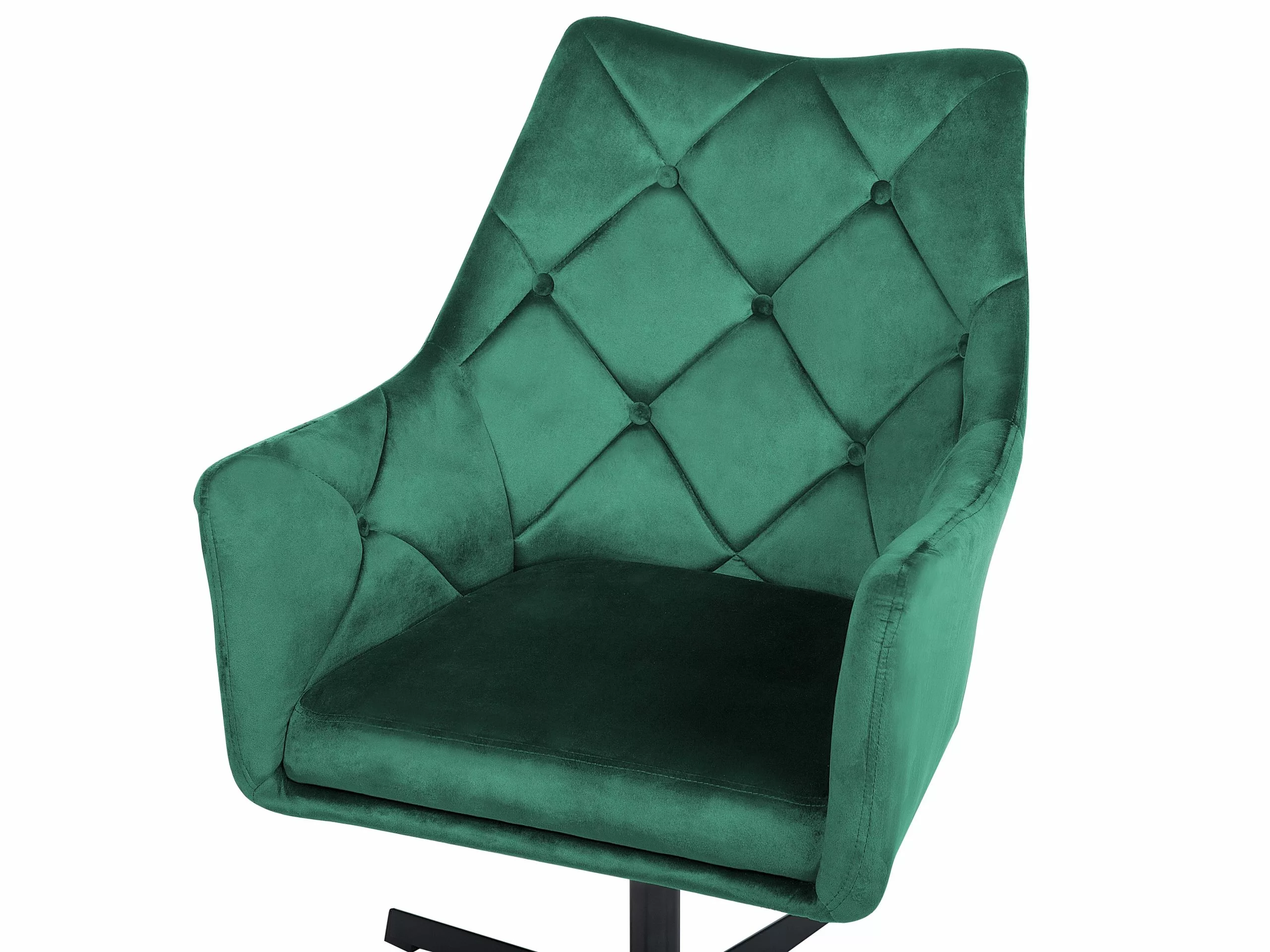 Beliani Nojatuoli Samettinen Tummanvihreä VAKSALA - Image 8