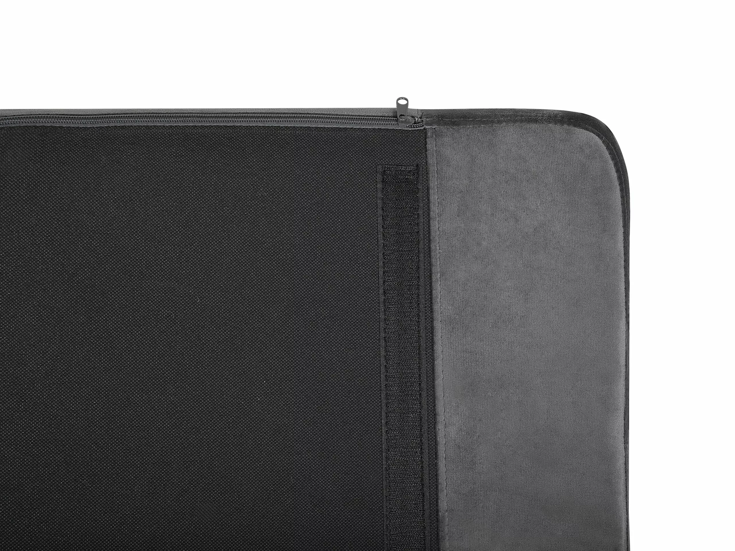 Beliani Keinutuoli Sametti Tummanharmaa ARRIE - Image 6