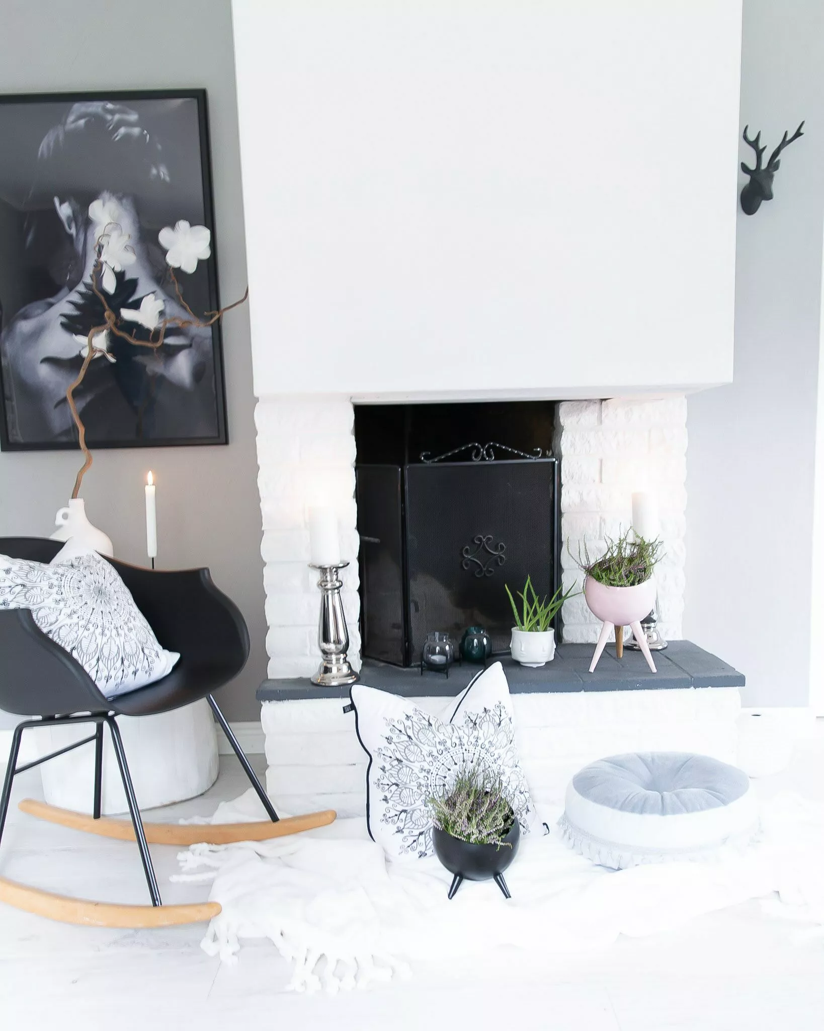 Beliani Keinutuoli Muovi Musta HARMONY - Image 4