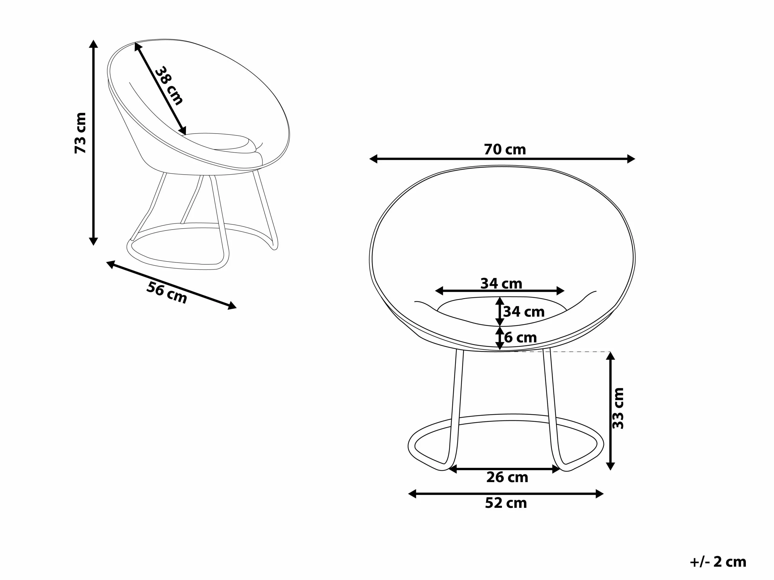 Beliani Nojatuoli Samettinen Harmaa FLOBY 8 Beliani Nojatuoli Samettinen Harmaa FLOBY - Image 8