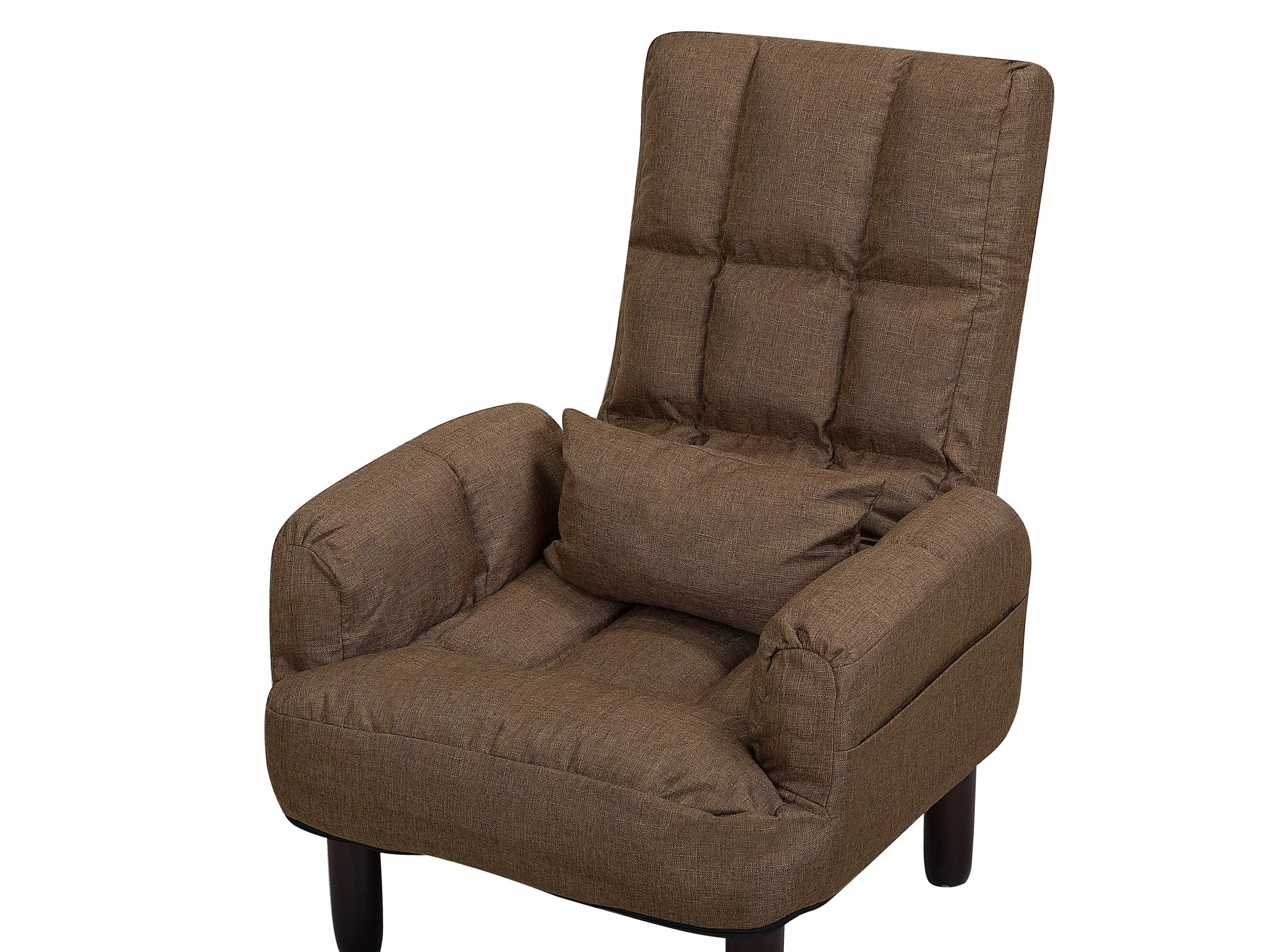 Beliani Nojatuoli Ja Rahi Ruskea OLAND - Image 7