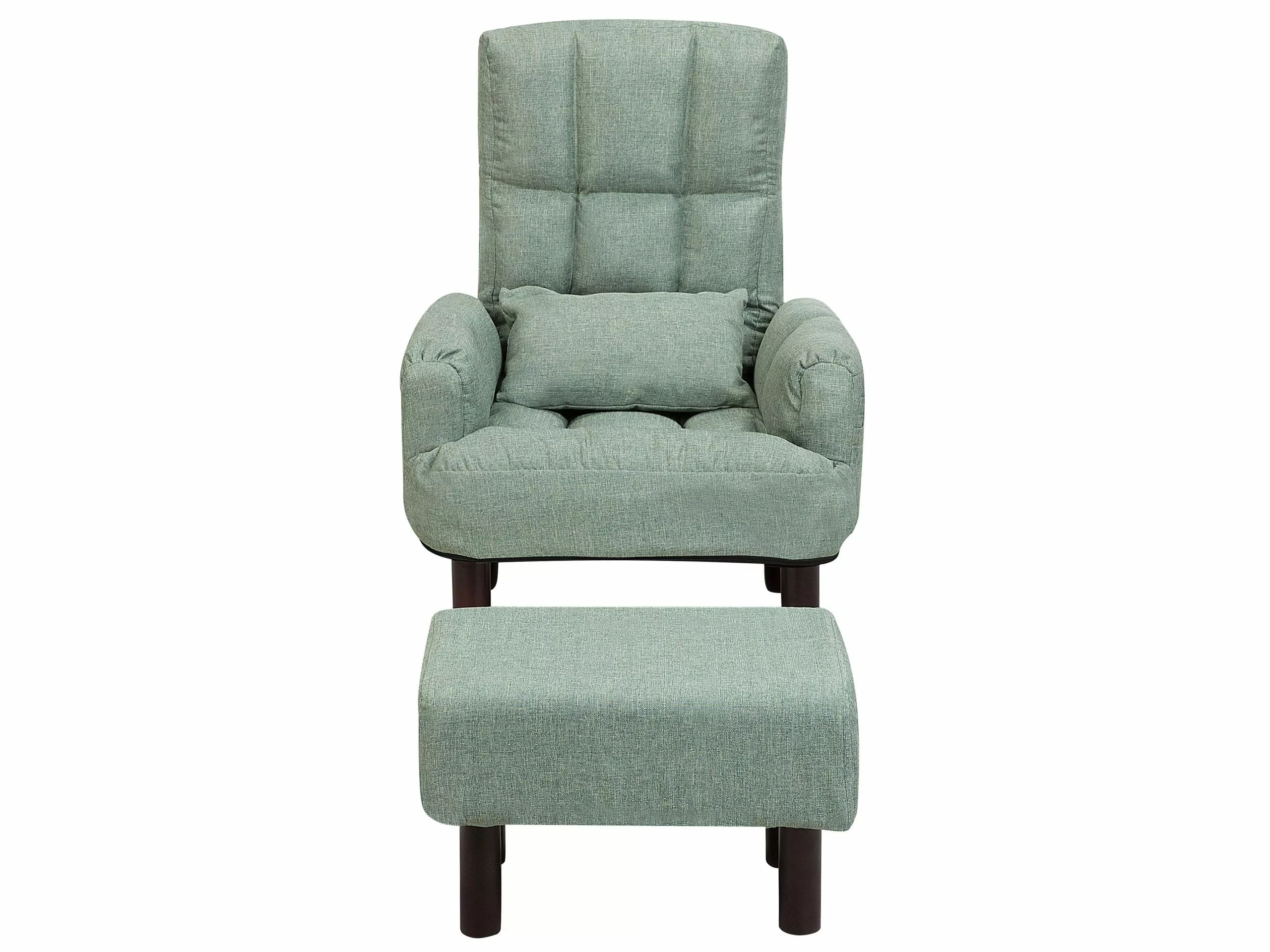 Beliani Nojatuoli Ja Rahi Vihreä OLAND 4 Beliani Nojatuoli Ja Rahi Vihreä OLAND - Image 4